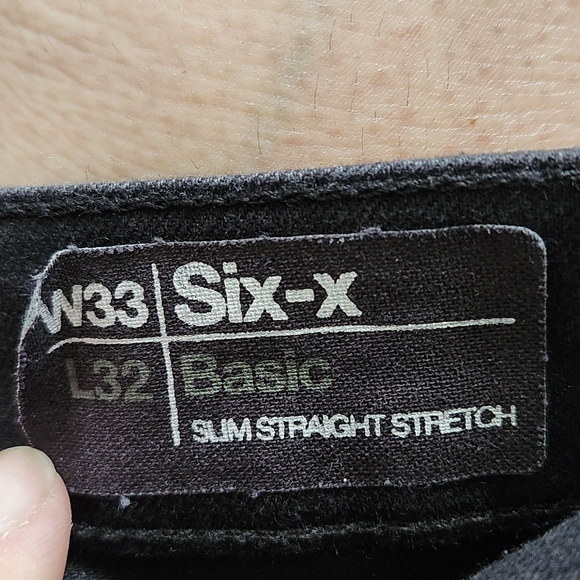 Buffalo David Bitton Men's Straight Six Stretch Jeans sz W33 L32 - Picture 7 of 11